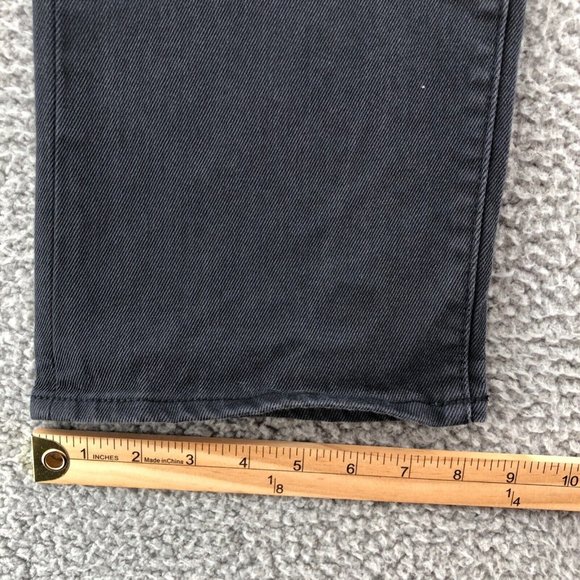 Banana Republic Jeans Mens 36x32 Gray Premium Performance Slim Fit Denim Stretch - Picture 8 of 11